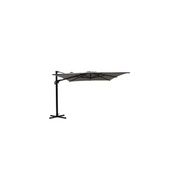 Ombrellone Noah alluminio palo lateraleantracite m3x3h2,42 con cover