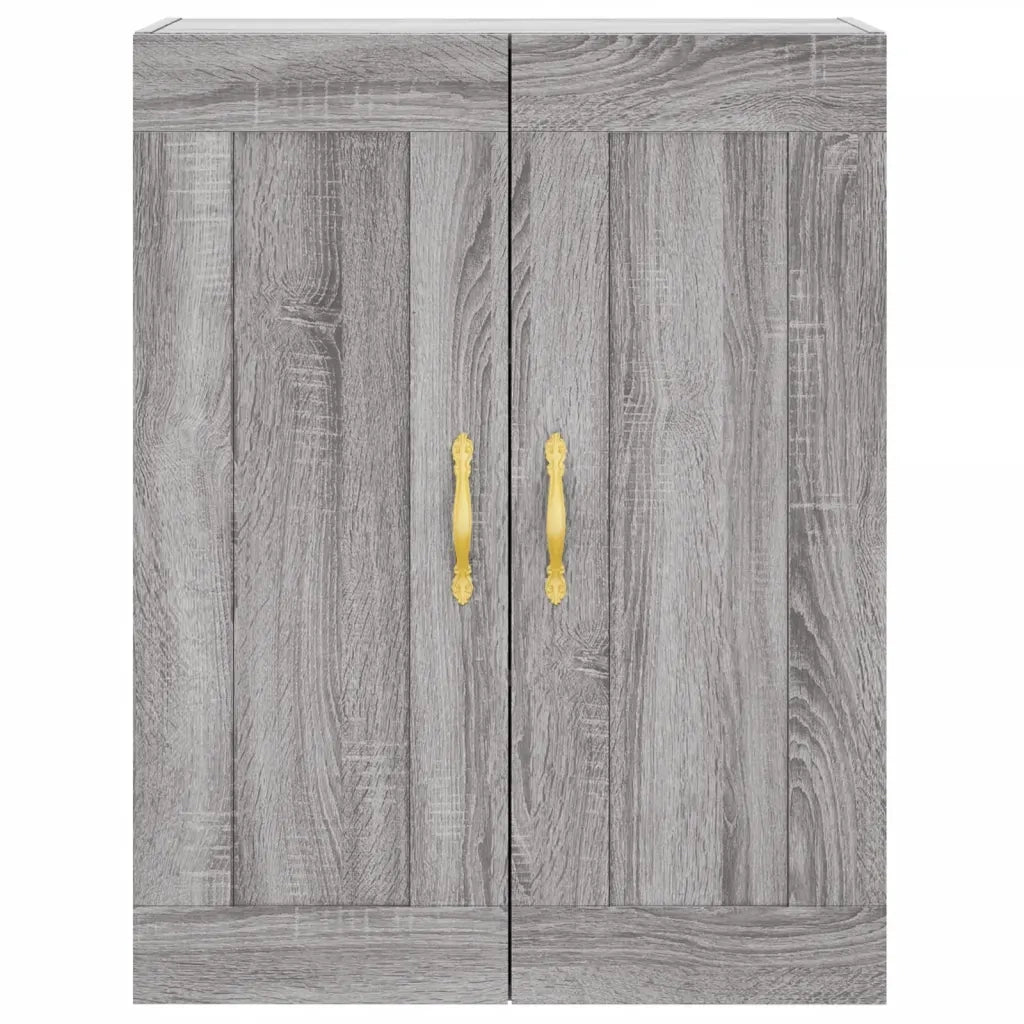 Armadietti a Parete 2 pz Grigio Sonoma in Legno Multistrato CFW2006673
