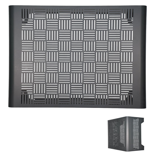 Copri Condizionatore da Esterno Large 105x65x95 cm in Acciaio Zincato Antracite