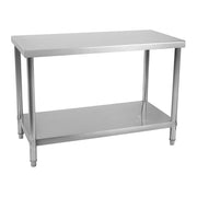 Tavolo da lavoro professionale in acciaio inox da cucina 100 x 70 cm 95 kg 14_0003677