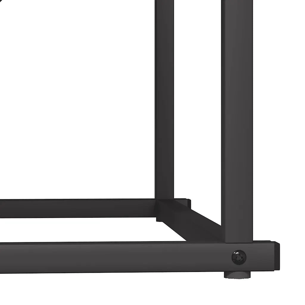 Rastrelliera per Legna da Ardere Nera 70x43x34,5 cm CFW6989499