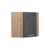 Vicco Mobile angolare da cucina Calcestruzzo nero 57 cm