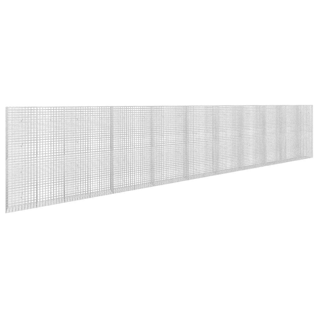 Gabione con filo da 5 mm e rete da 5x5 cm 950x30x200 cm 3464221