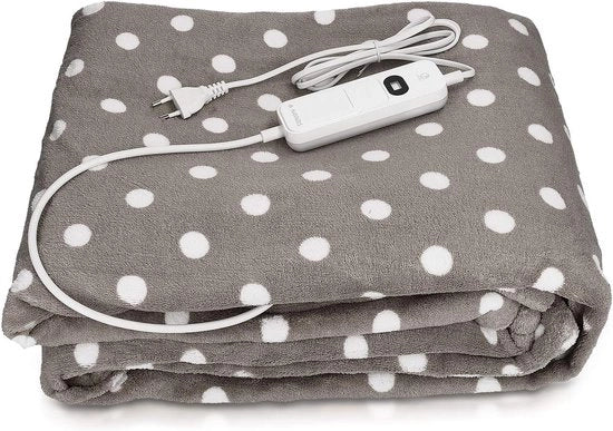 Deken elettrico per letto – Deken di riscaldamento – Deken elettrico per letto – Deken riscaldato per letto – Riscaldamento del letto – Deken di riscaldamento per 2 persone – Rapido riscaldamento – Lavabile – Inverno – Comfort della camera da letto