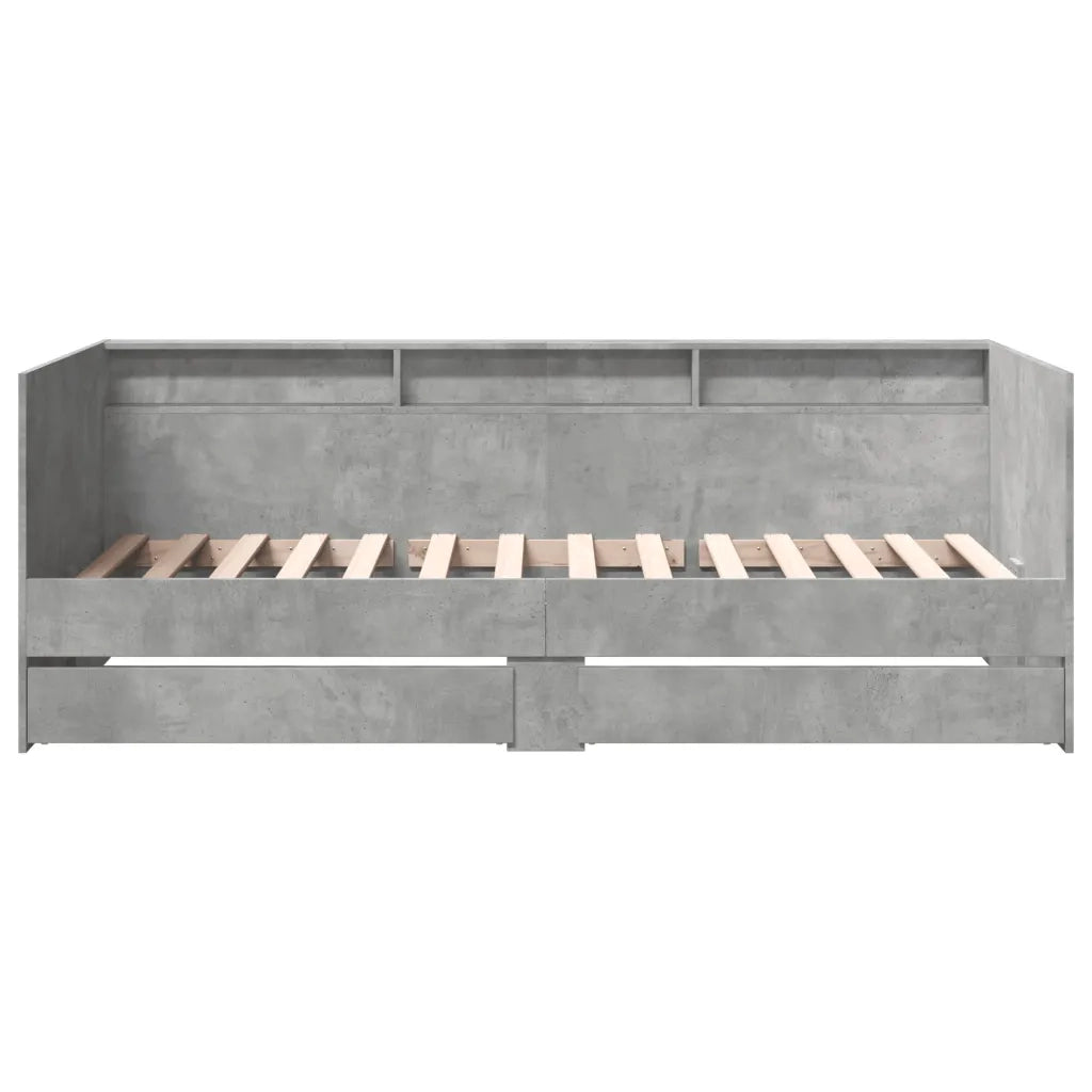 Divano Letto con Cassetti senza Materasso 100x200 cm 3280842