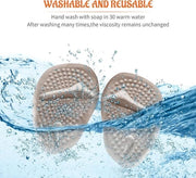 Inlegzoli antislip per stivali con cuscinetto per piede e gel per sostegno per donna con tacchi alti, 6 paia.