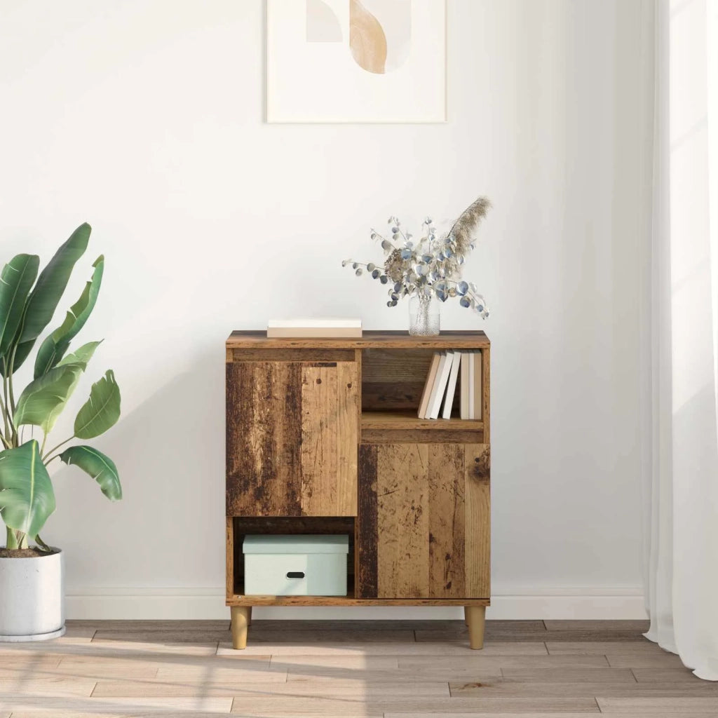 Credenza | Madia | Buffet da pranzo | Armadio da pranzo Legno vecchio 35 x 60 x 70 cm Legno multistrato