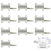 10 CONTATTI MAGNETICI A MATTONCINO DA ESTERNO NC Securvera ST-400DSMBFTE
