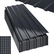 Pannelli Dak 115×45 cm - Metallo Verniciato - Resistente All'Umidità & Inox - 12 m² - Antracite