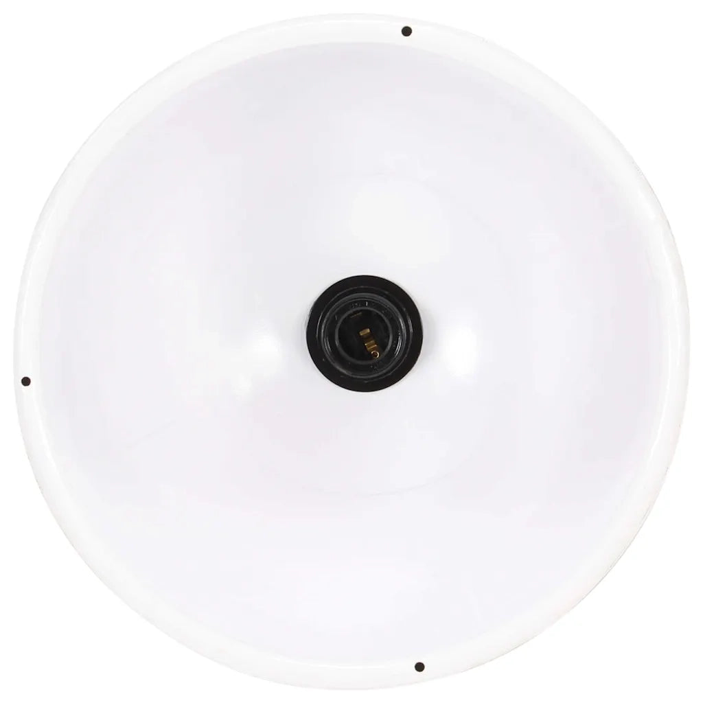 Lampada a Sospensione Industriale 25 W Bianca Rotonda 30 cm E27 CFW2420367