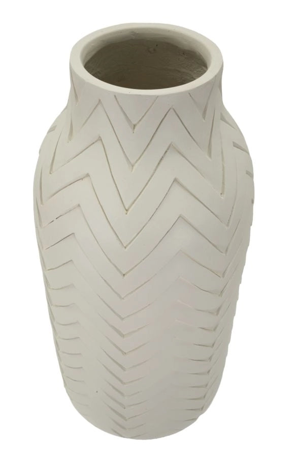 Vaso Winter Ø29x60 cm in Mgo Crema