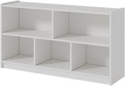 Scaffale per bambini Conny, Bianco, 112 x 60.5 cm, adatto per riporre giocattoli e libri