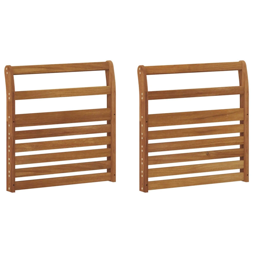 Bracciolo 2 pcs Naturale 58,5 x 8 x 60 cm 900521