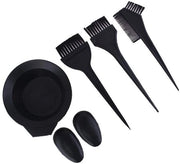 Kit di Colorazione Capelli 6 Pezzi - Spazzola per Capelli - Miscelatore - Pinza Laterale - Pinza per Orecchie - Materiale di Alta Qualità - Set di Colorazione Capelli