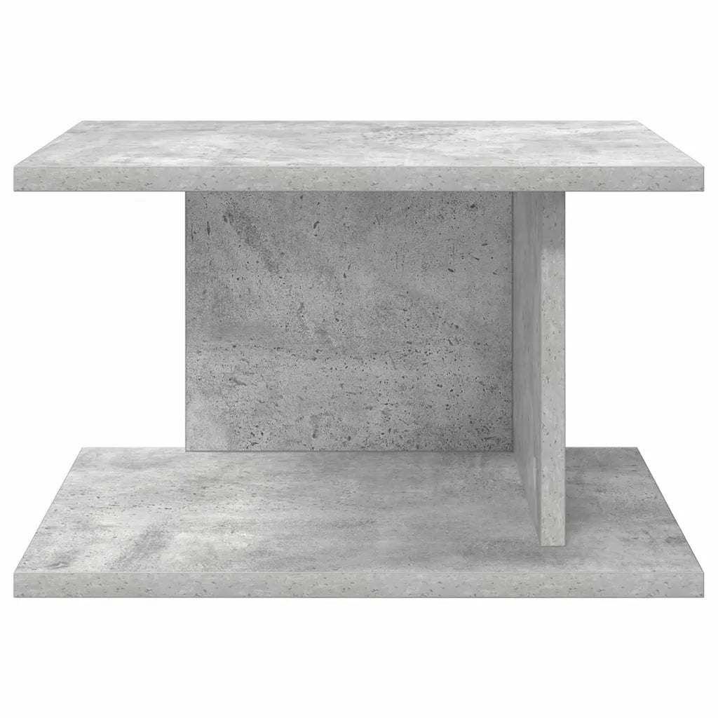 Comodino | Armadio da Notte | Mobiletto da notte Grigio cemento 40 x 30 x 25 cm Legno multistrato