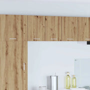 Armadio pensile Rovere Artigiano e Bianco 30 x 31 x 40 cm 884128