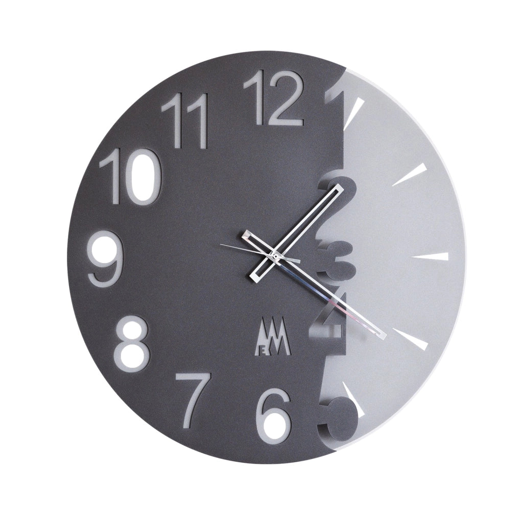 Orologio da parete moderno Full Moon Bianco