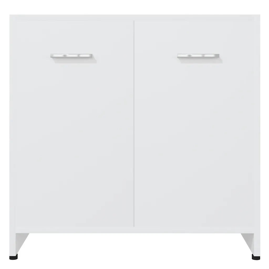 Armadio da Bagno Bianco 60x33x61 cm in Legno Multistrato 802570