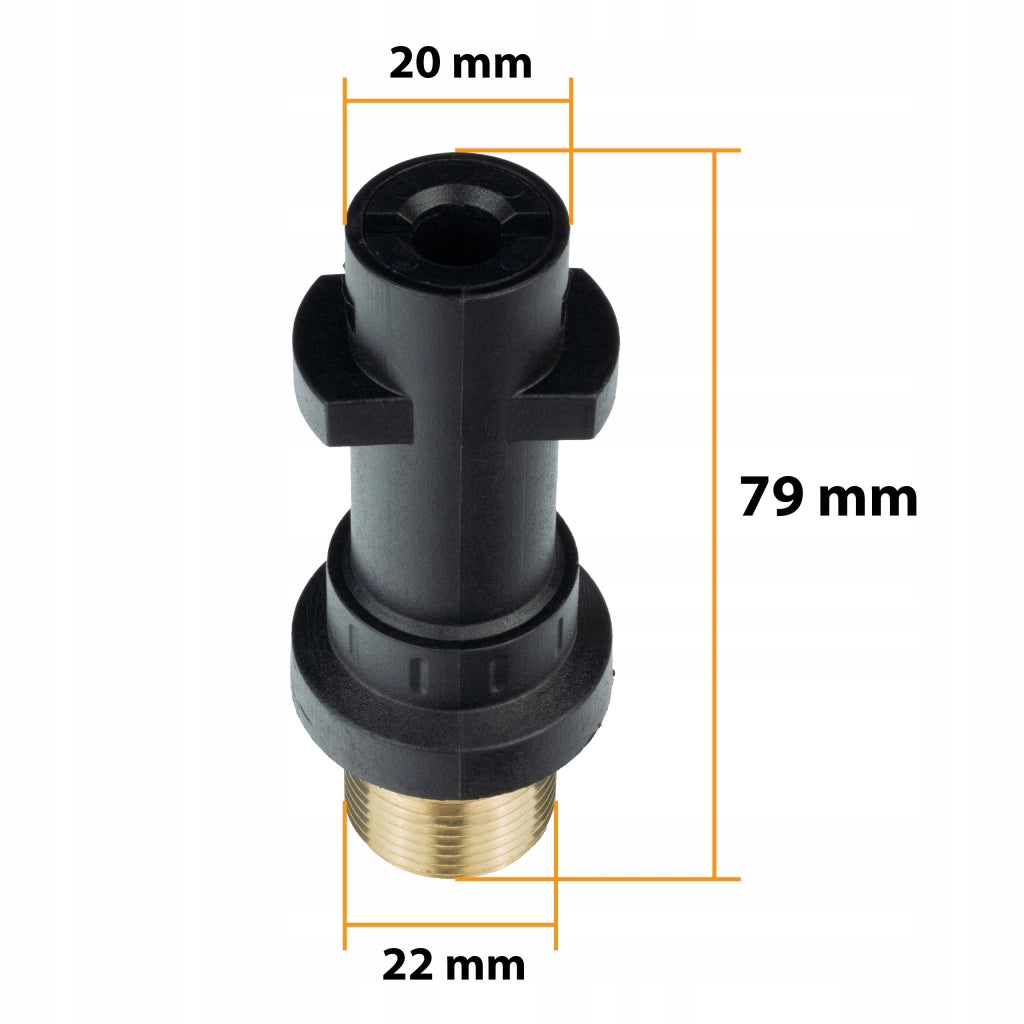 Tubo Alta Pressione HydroClean ProFlex 15M – 1/4" 155bar | Compatibile con Idropulitrice Kärcher K2–K7 | M22 x 1.5