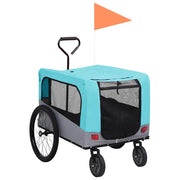 Trasportino/passeggino/rimorchio per cani 2 in 1 blu 02_0044375