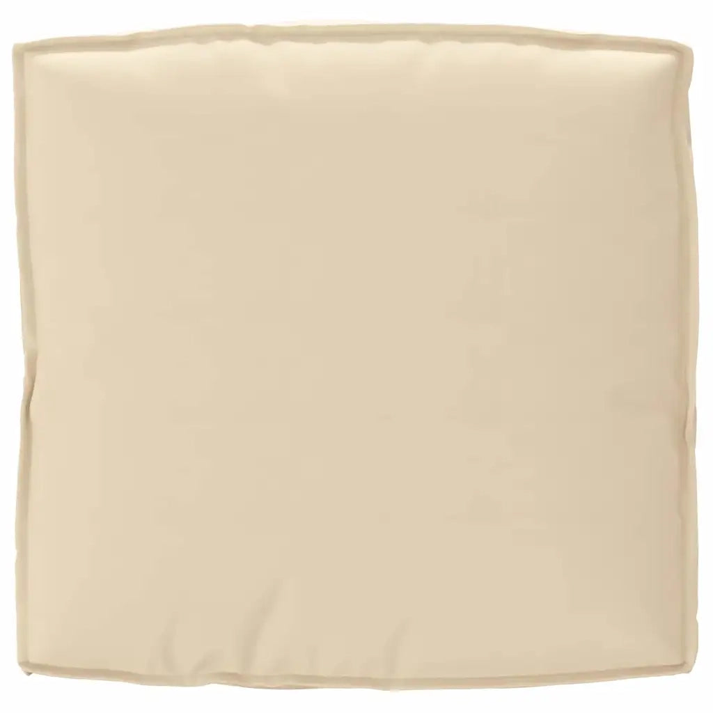Cuscino Beige 80 x 80 x 12 cm Tessuto Oxford 42001511