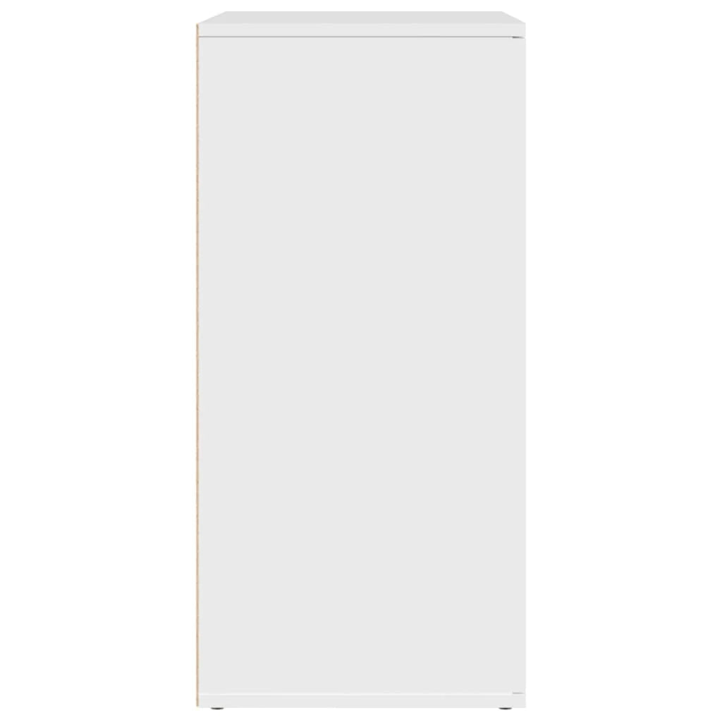 Buffet credenza cassettiera mobiletto mobile contenitore organizer per cucina soggiorno salotto 79 x 38 x 80 cm legno ingegnerizzato bianco 02_0030505