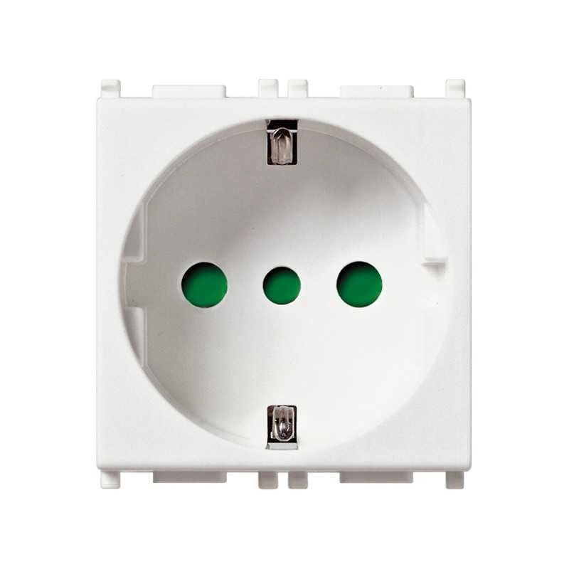 14209 Presa Sicury 2P+T 16A P30 Bianco Plana