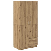 Armadio Rovere Artigianale 80x52x180 cm in Legno Multistrato CFW2383026