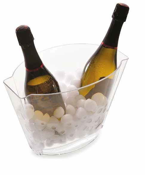 Secchiello da Tavolo Per Vino Champagne in Acrilico Trasparente Vicking