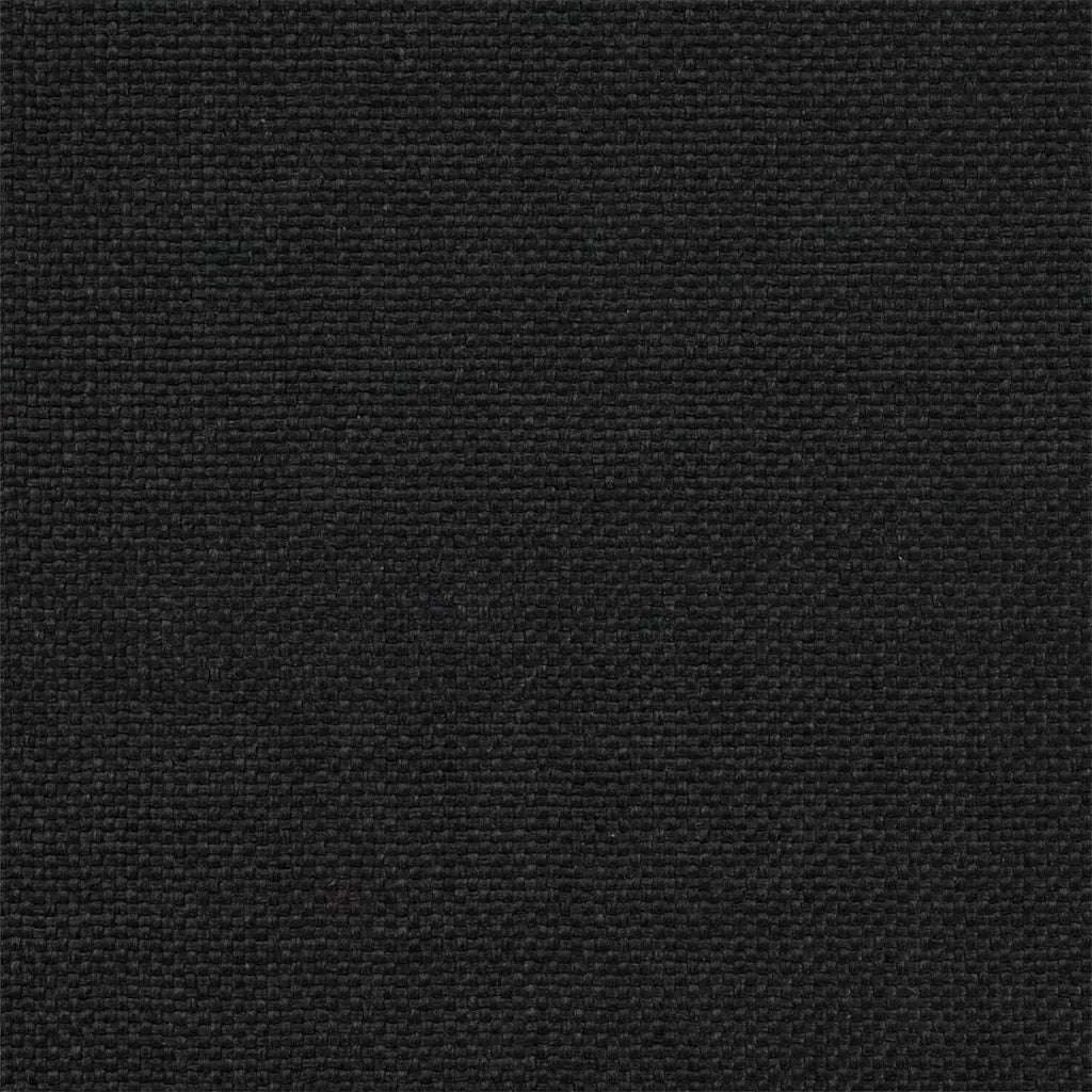 Letto con Testiera Rivestita Nero 140 x 190 cm 878056