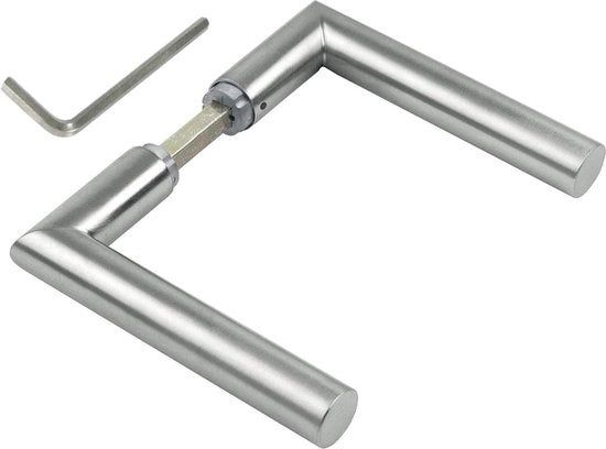 Ferratura in alluminio lucidato / ferratura WC - set per bagno | fermi porta per porta toilette/camera da bagno in alluminio | finitura cromata ferratura completa