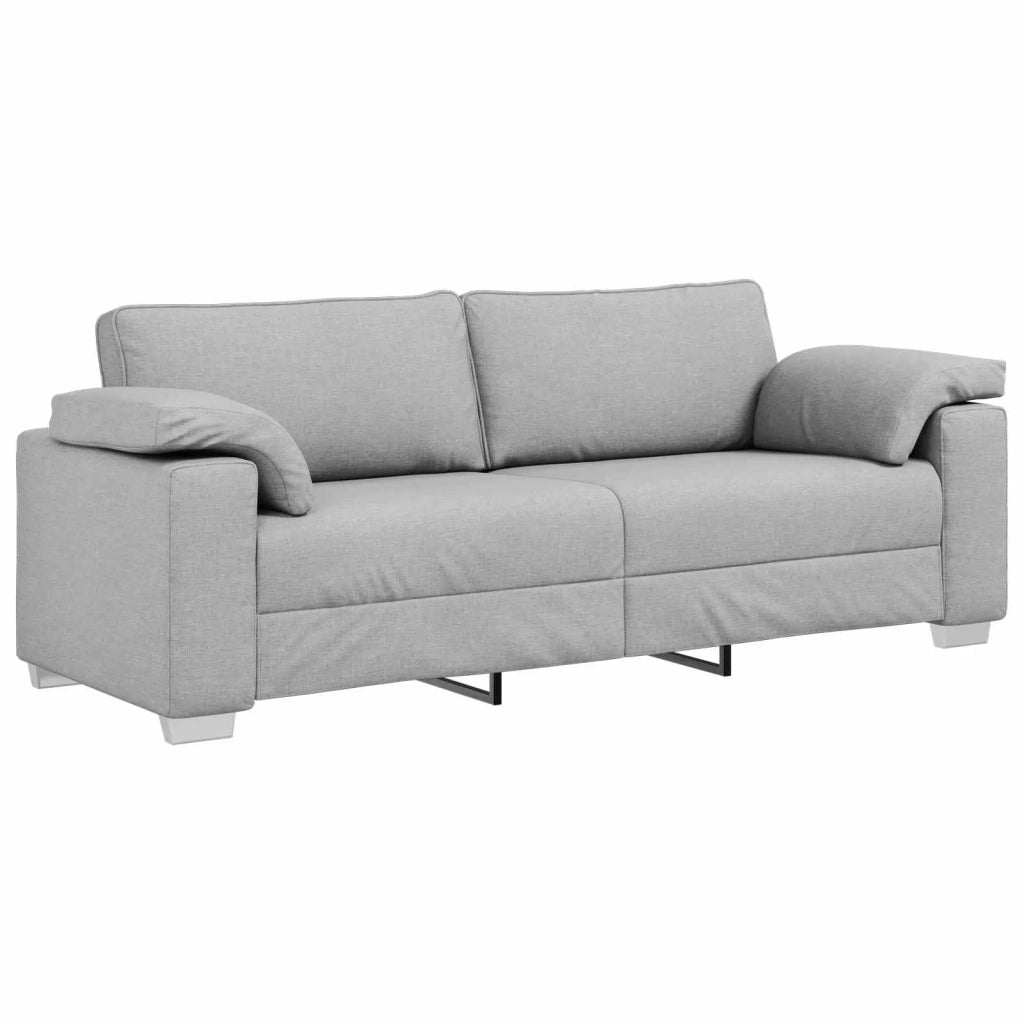 Divano-Sofa-Divanetto Grigio Nuvola 219 x 77 x 82 cm Tessuto
