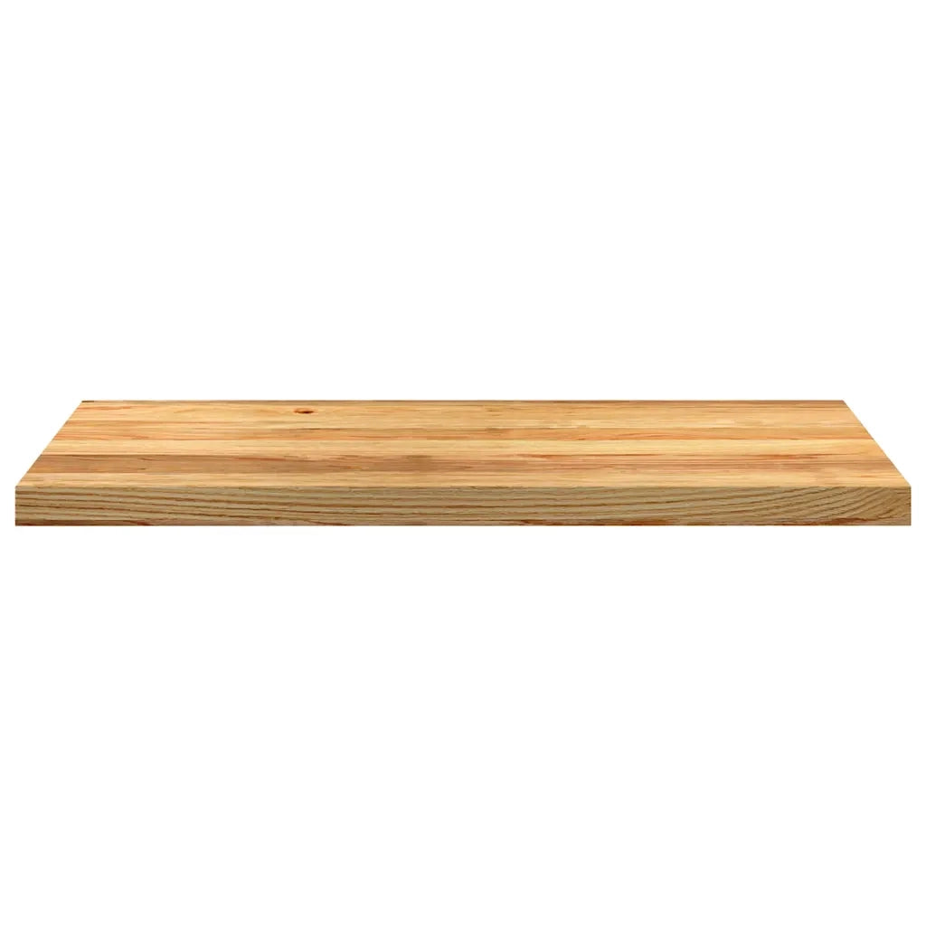 Davanzali 2 pz Marrone Chiaro 90x40x2 cm Legno Massello Rovere