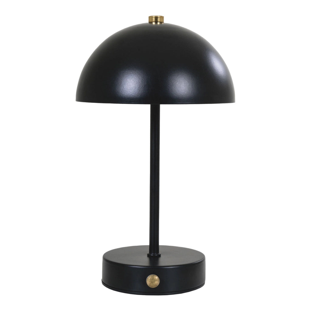 Lampada da Tavolo Holt, Nero, Metallo, 15x15x25 cm