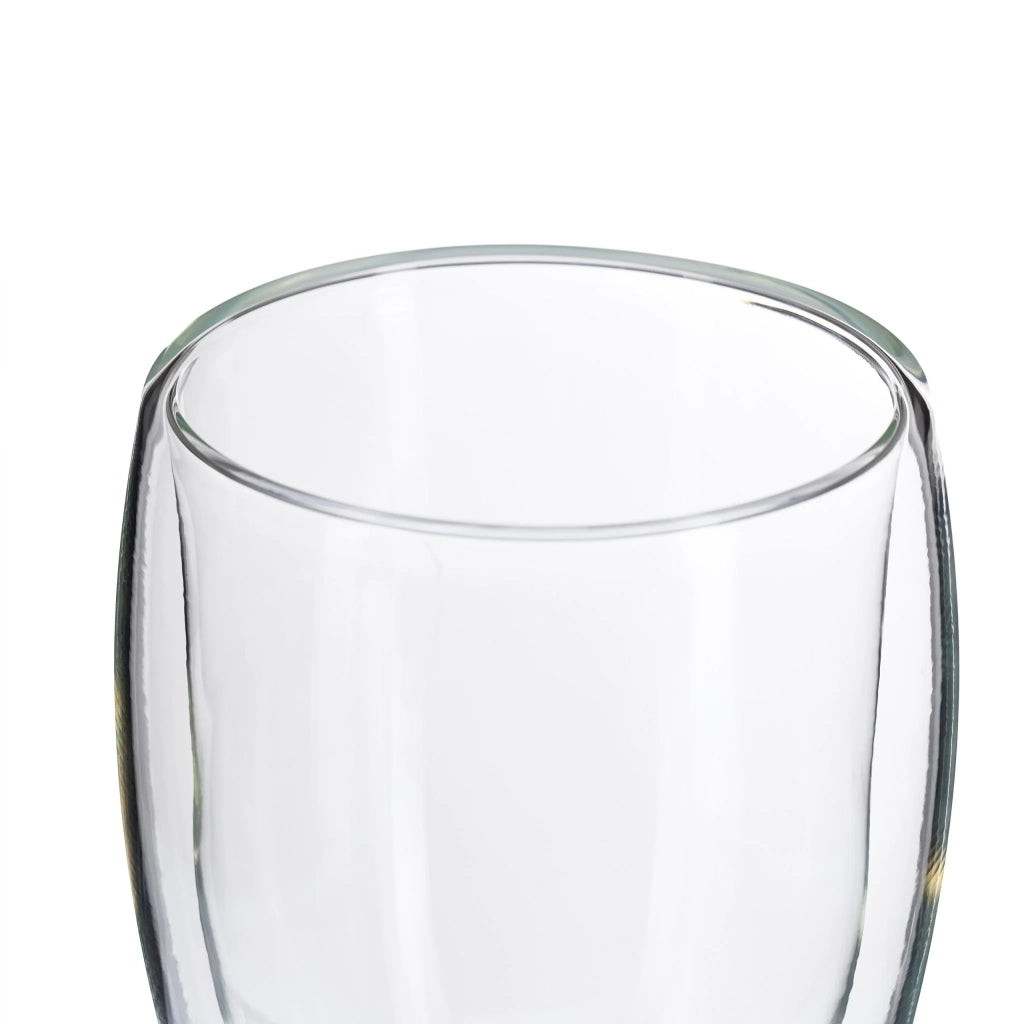 Set di tazze per latte macchiato a doppia parete 11 x 9 cm in vetro borosilicato trasparente 13_0015985