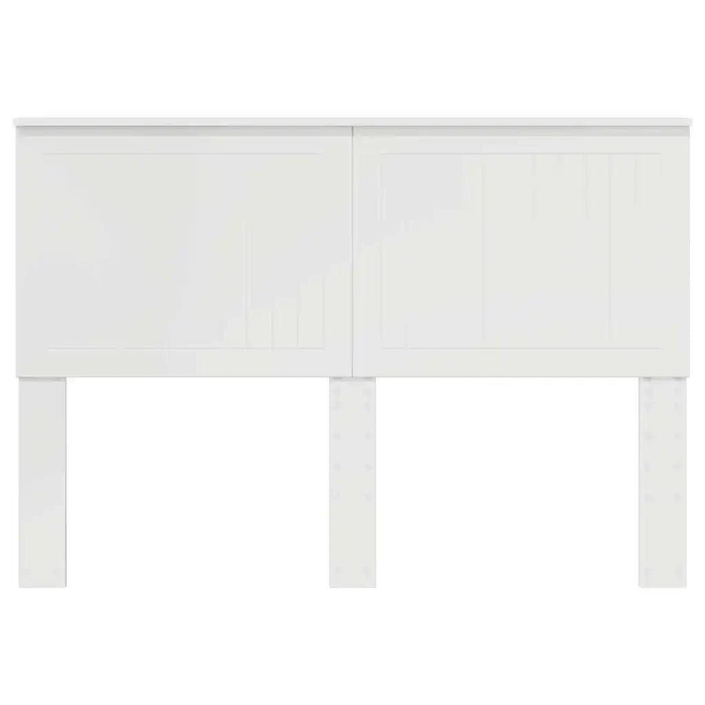 Testiera-Testata-Testiera Decorativa Bianco Lucido 140 cm Legno multistrato 162976