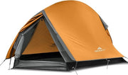 Tenda per 1-2 persone, tenda ultraluce a cupola, impermeabile per 3 stagioni, facile da montare, formato compatto per escursioni, attività all'aperto, festival, campeggio.