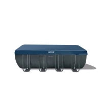 26356GN - Piscina Ultra Xtr Frame Rettangolare 549X274X132 Cm, Pompa A Sabbia, Scaletta Doppia, Telo Base, Copertura