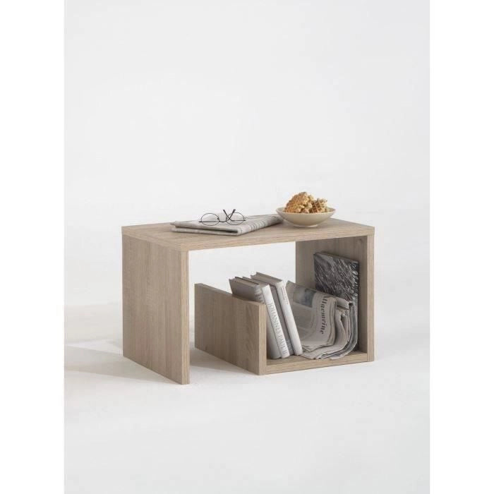 Tavolino - Decoro rovere - L59 x A38 x P36 cm - Prodotto in Germania