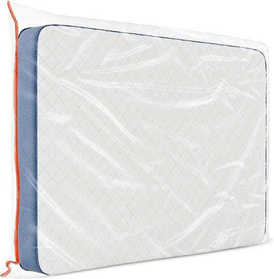Matrashoes 180 x 200 cm - Borsa di stoccaggio in plastica per materasso - Protezione durante lo stoccaggio e il trasloco - Chiusura a zip pratica