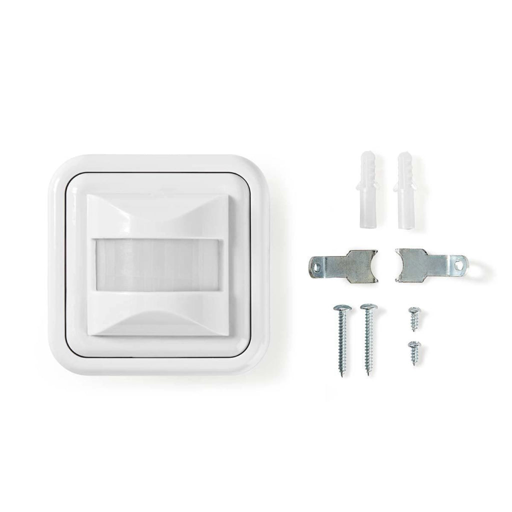 Rilevatore di movimento per interni tipo F 160° 500W 3 a 2000Lux Sensore PIR 9m Bianco Nedis