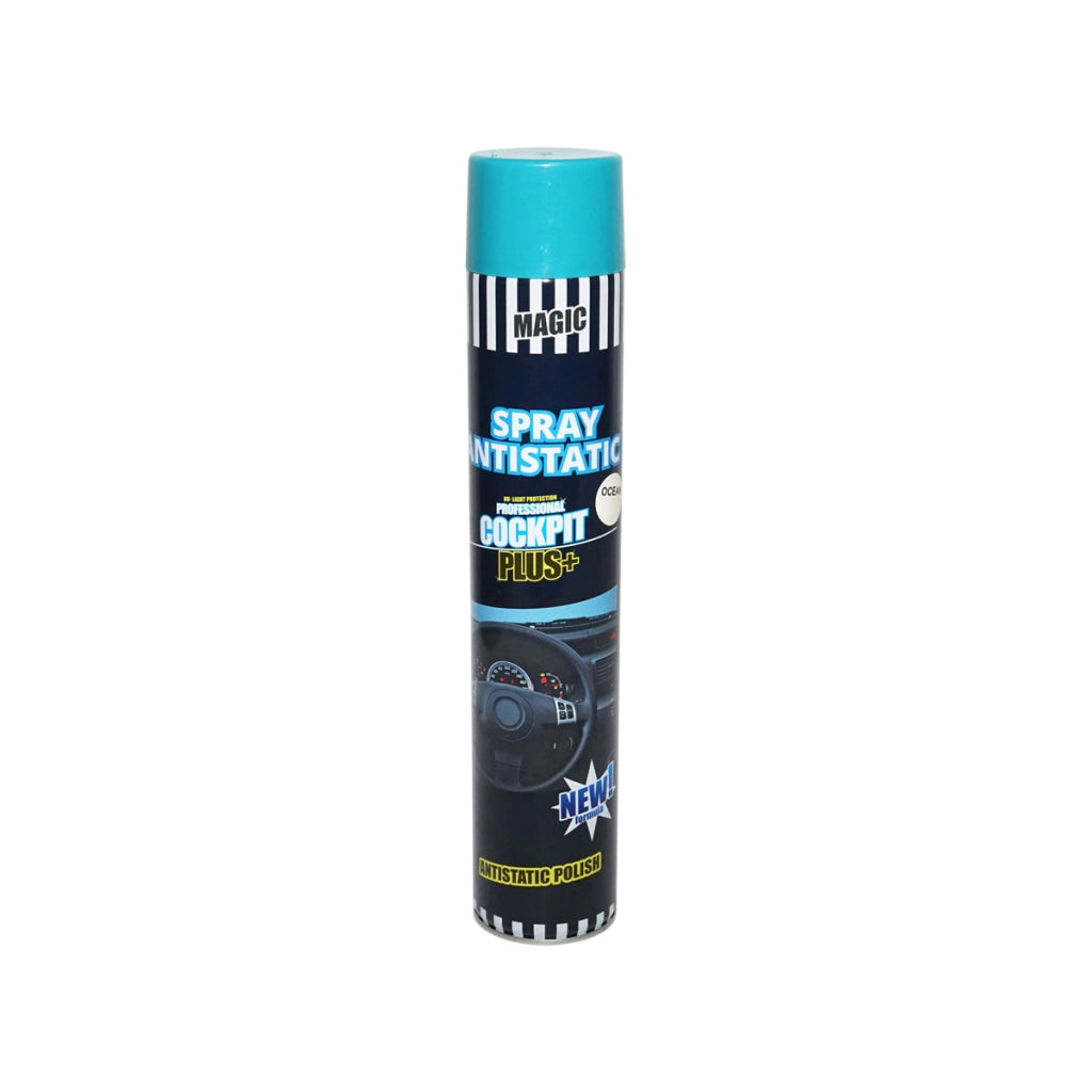 Spray al silicone per cruscotto antistatico ocean 750ml