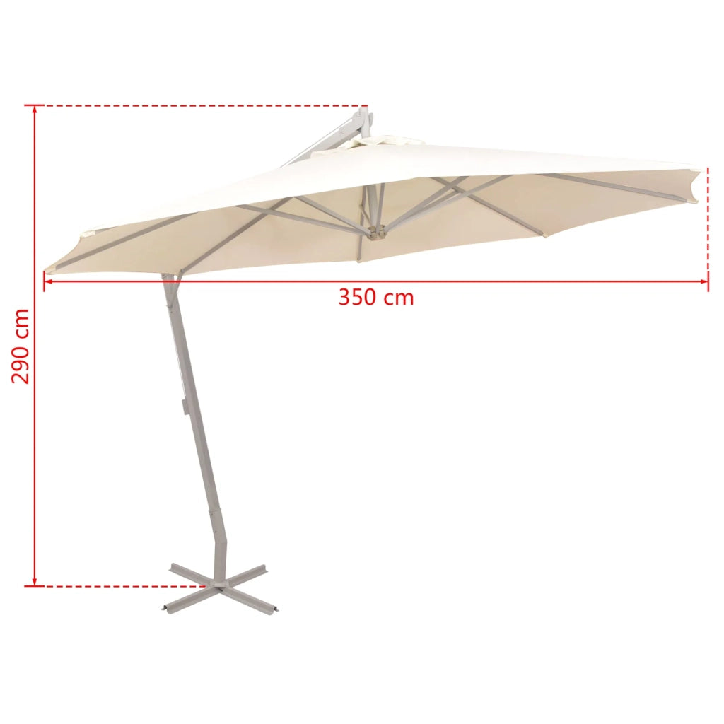 Ombrelloni da esterno Beige Poliestere 42972