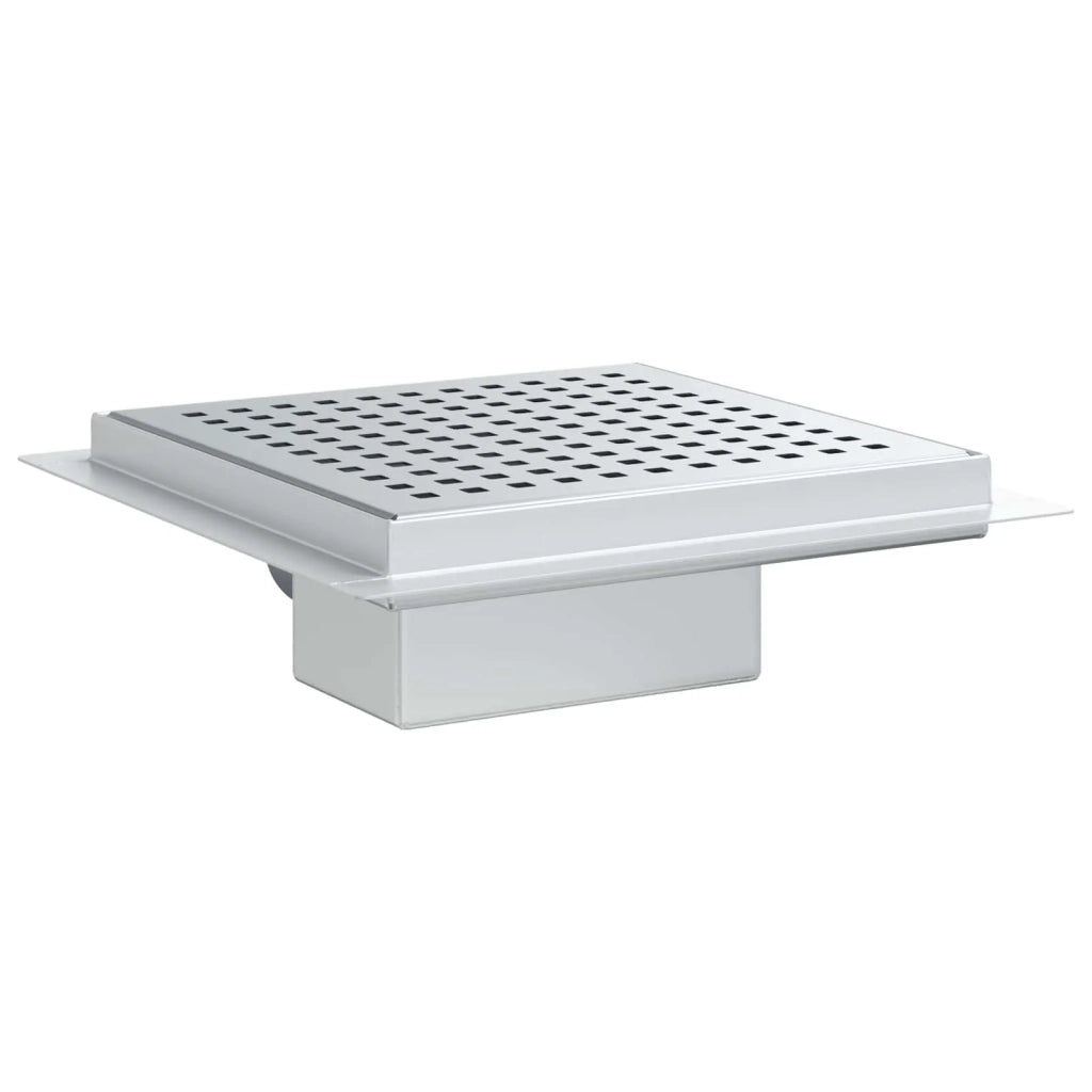 Scarico doccia a pois Argento 20 x 20 cm Acciaio Inox 304 42015935