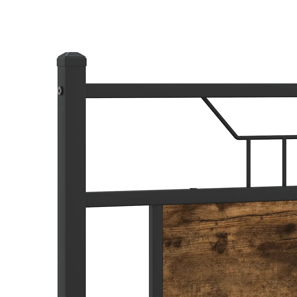 Giroletto senza Materasso Rovere Fumo 137x190 cm in Truciolato 4106889