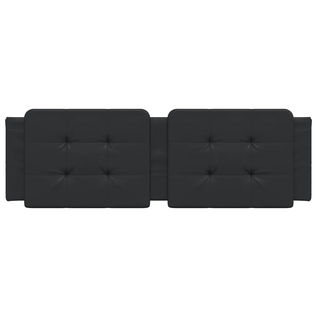Cuscino Testiera Nero 160 cm in Similpelle