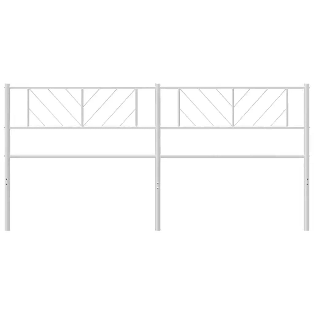 Testiera di Ricambio in Metallo Bianco 193 cm 372265