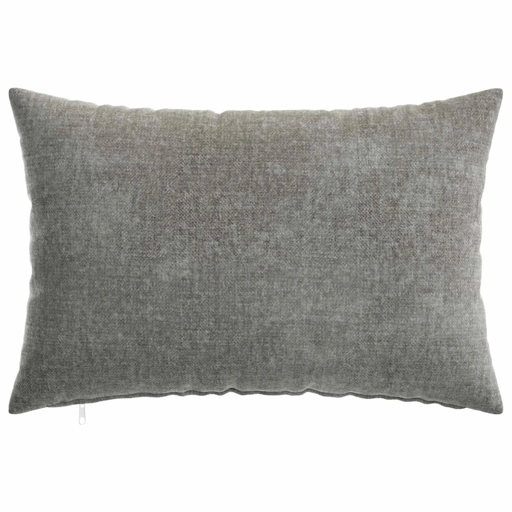 Federa 6 pcs HEERLEN Grigio Scuro 30 x 50 cm Tessuto Chenille 907788
