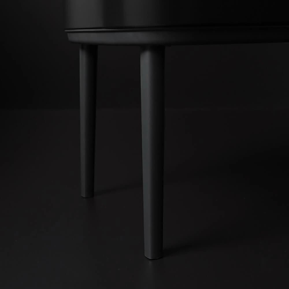 Brabantia 316067 bidone per la spazzatura 33 L Rettangolare Acciaio inossidabile Nero