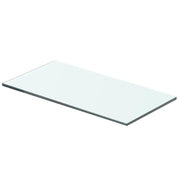 2 pz Mensole | Ripiano | Scaffale in Vetro Trasparente 40x15 cm